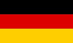  the national flag of Germany - die Nationalflagge Deutschlands
